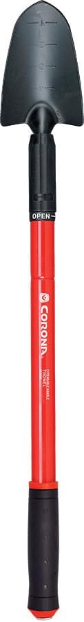 Corona Tools Extendable Handle Trowel for Raised Garden Beds – Adjustable 18"–32" Telescoping Garden Trowel