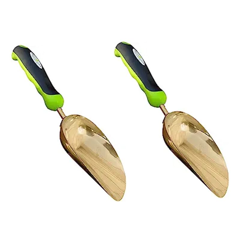 Garden Guru Super Strong Garden Scoop Trowel Shovel Transplanter - Stainless Steel - Rust Resistant - Ergonomic Grip - Perfect Hand Shovel for Gardening Transplanting and Digging