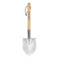 Stainless Steel Gardening Trowel, 23.43in Ash Wooden Long Handle