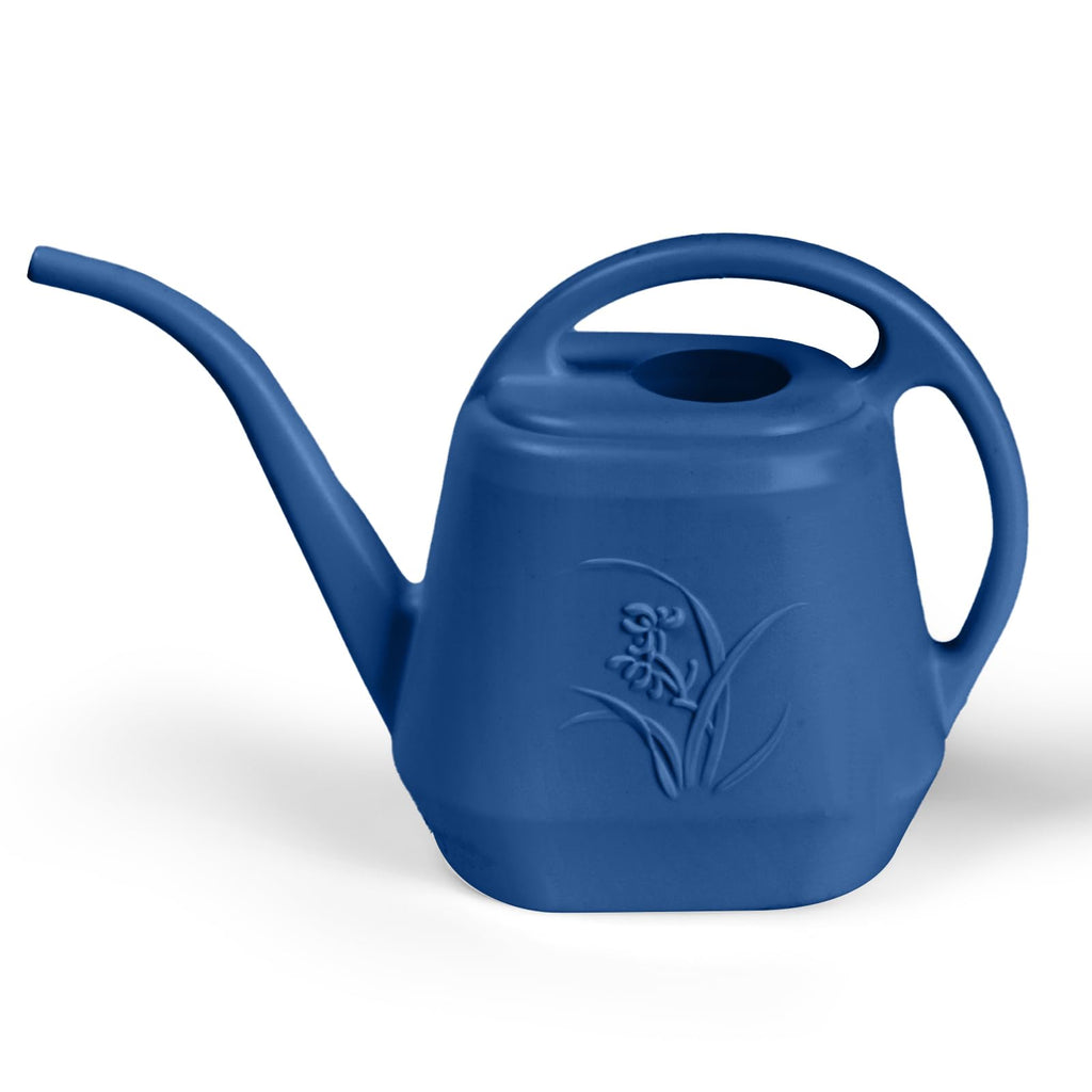 ZXJ Plant Watering Can - for Indoor and Outdoor Home Garden Plants - with Long Spout - Wine Red - 1/2 Gallon