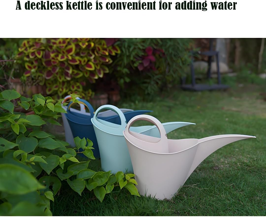Gardening Watering Can with Long Spout,Watering Can for Outdoor Plants,Anti-Splash Design,Indoor/Outdoor Plants, Lightweight & Durable-2L (Grey)
