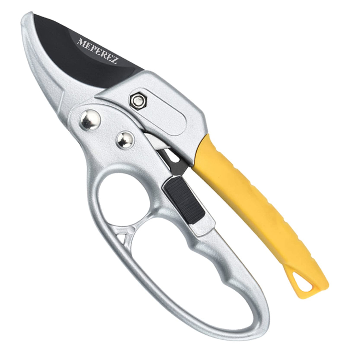 Premium Germany Pruning Shears, Hand Pruners 4x Cutting Power Trimming, Garden Clippers 1-Inch Cut Capacity, Best Gardening Gifts, Easy to use Gardening Tools, Arthritis Weak Hand Snips