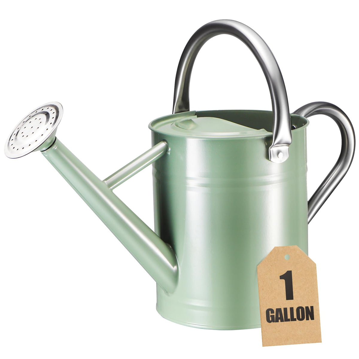 1 Gallon Watering Can for Outdoor&Indoor Plants，Yellow