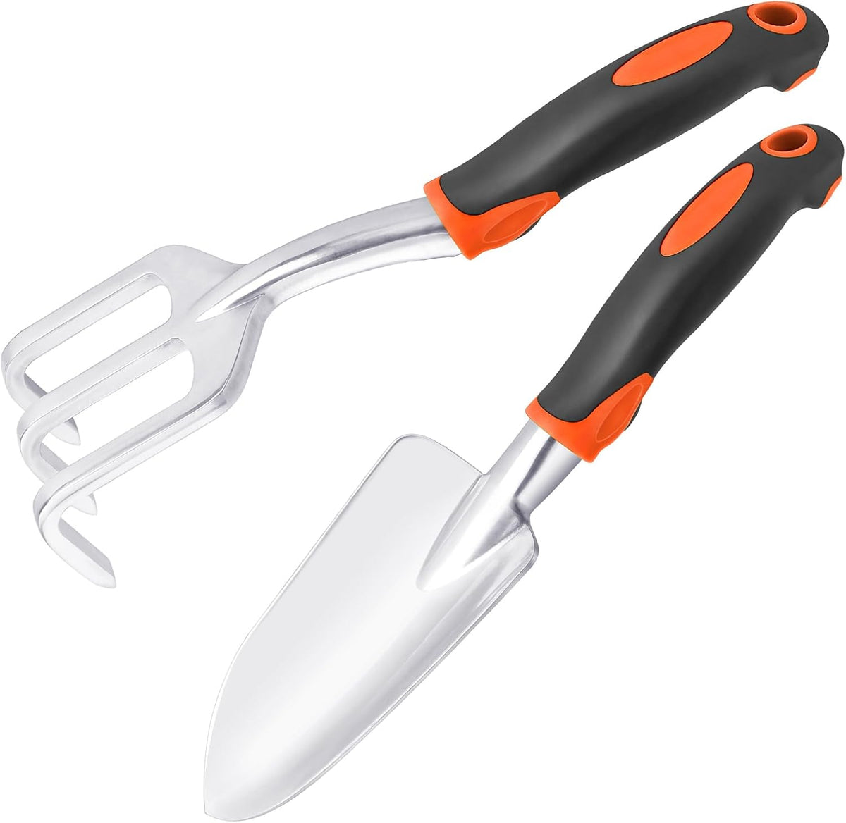 Garden Tool Set, 2 Pack Gardening Tools Set Garden Shovel and Hand Rake