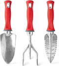 Garden Weasel 3Piece Hand Tool Set Trowel Transplanter Cultivator Gardening