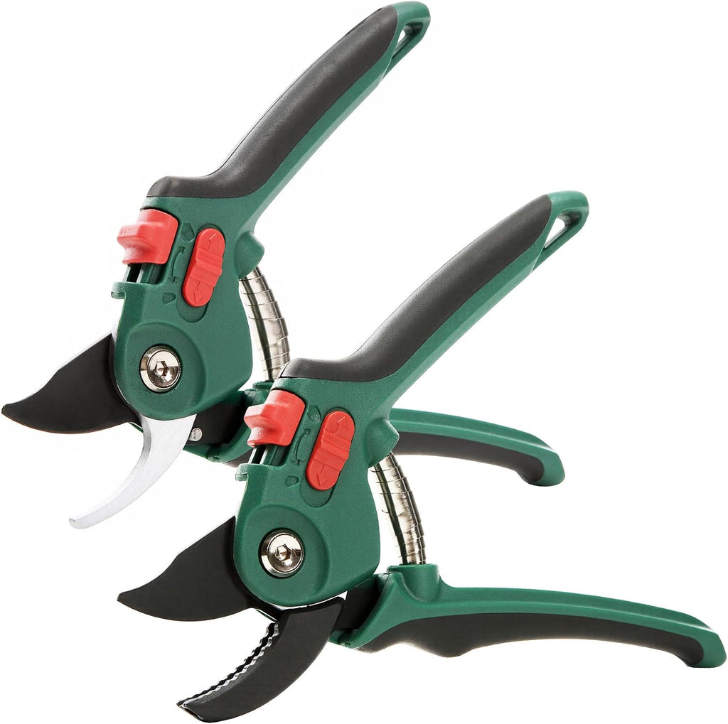 Yocada Garden Pruning Shears 2 Pack Garden Clippers Steel Shears Scissors