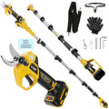 2-In-1 Electric Pruning Shears Set Compatible with Dewalt 20V Battery, 6.9FT Adjustable Pole Pruner with 1.2" Cut Brushless Electric Branch Cutter for Gardening & Tree Trimmer (No Battery)