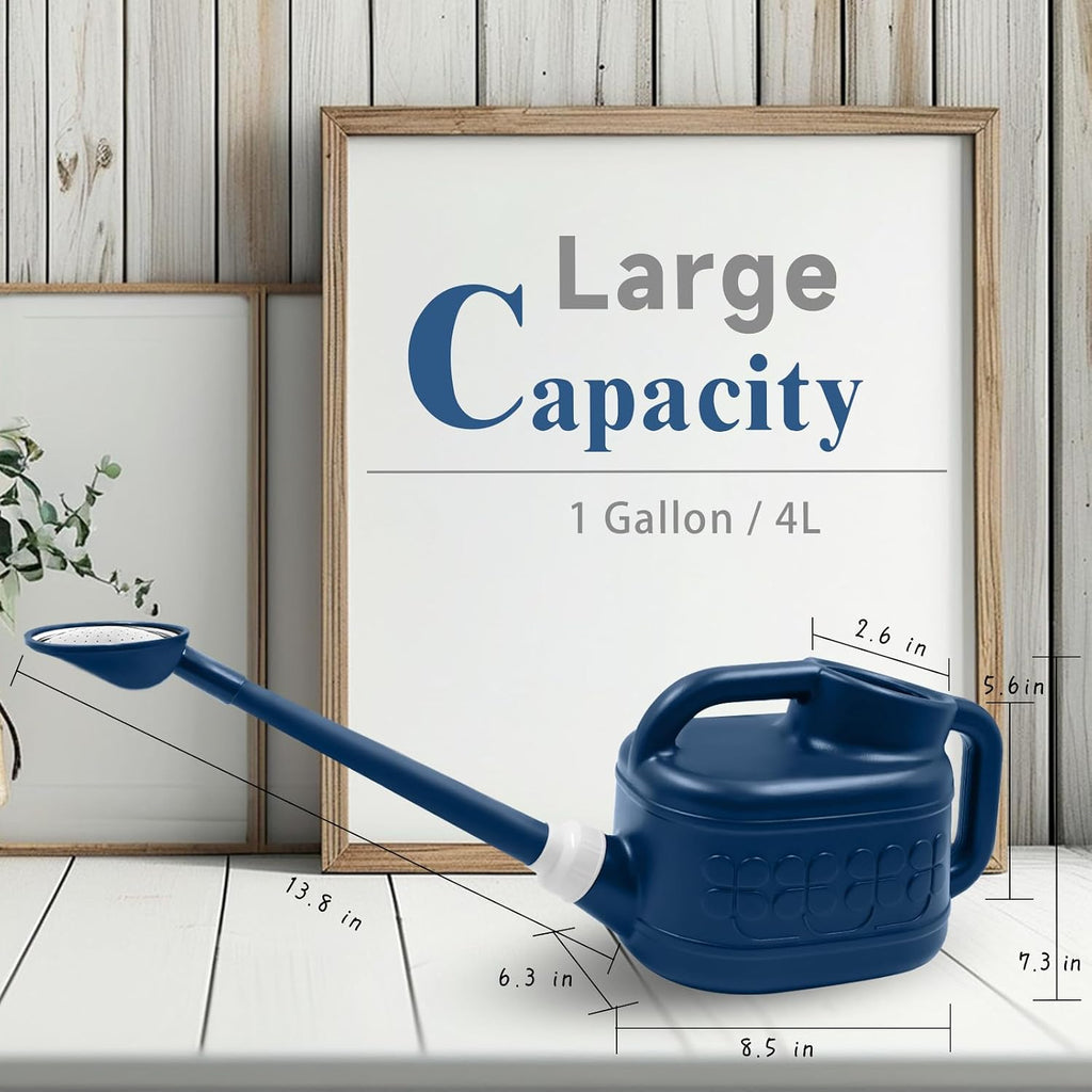 1 Gallon Watering Can, Outdoor Watering Can, Long Spout Water Can