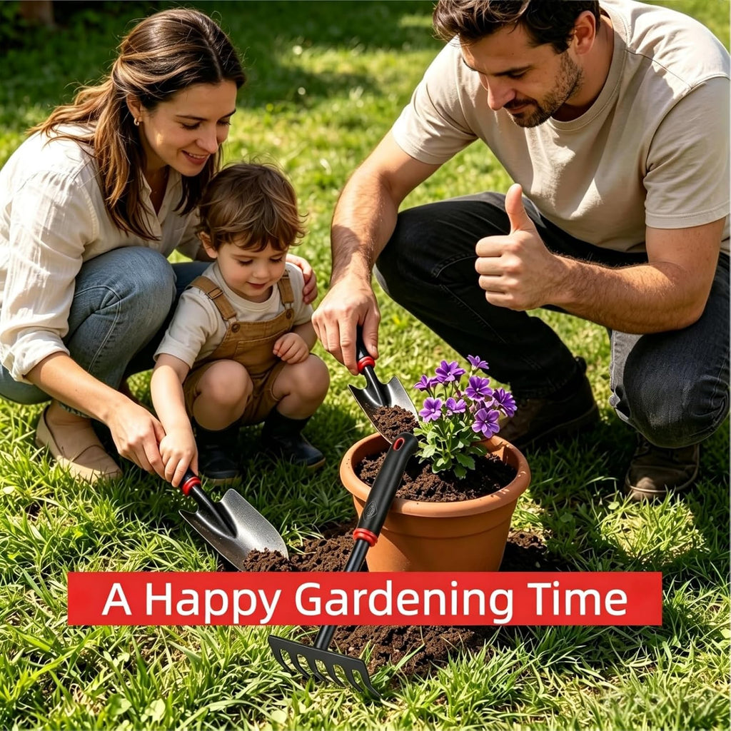 Trowel, Heavy Duty Gardening Hand Tool with Hang Hole,Ergonomic Handle and Comfort Grip,Rust Resistant Quenched Steel,Gardening Tools for Yard,for Digging and Planting