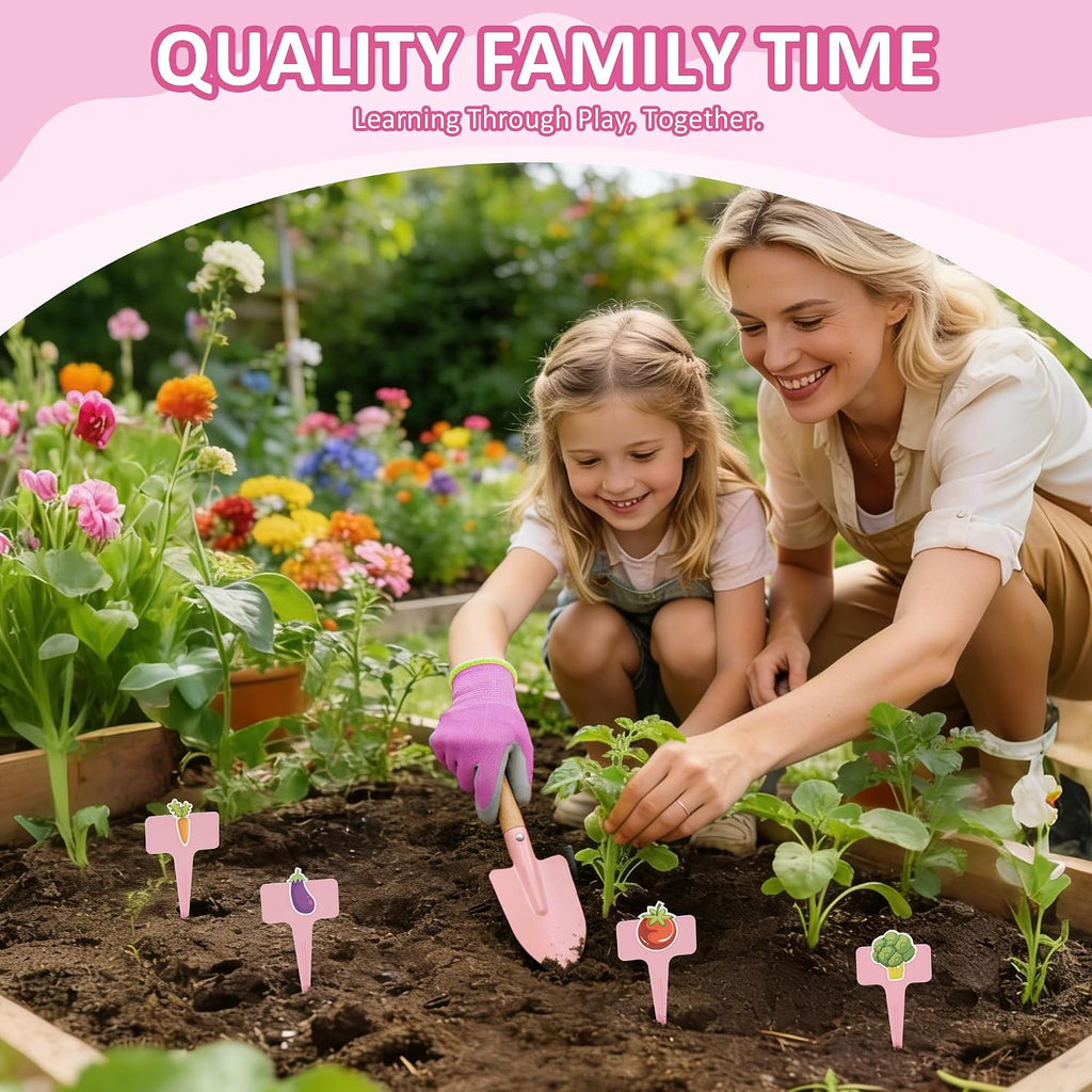 Cossy 13 PCS Kids Gardening Set,Garden Tool Kit for Kids and Toddlers